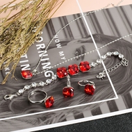 Show details for Best Swarovski Element Fashion 4 Piece Jewelry Set