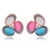 Picture of Zinc Alloy Rose Gold Plated Stud Earrings with Full Guarantee