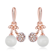 Picture of Classic Rose Gold Plated Dangle Earrings with Beautiful Craftmanship