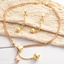 Show details for Unusual Dubai Rose Gold Plated Necklace and Earring Set