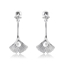 Show details for Delicate Platinum Plated Dangle Earrings with Speedy Delivery