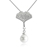 Picture of Great Cubic Zirconia Platinum Plated Pendant Necklace