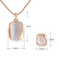 Picture of Zinc Alloy Casual Necklace and Earring Set in Exclusive Design