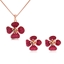 Show details for Delicate Flower Casual Necklace and Earring Set