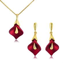 Show details for Zinc Alloy Casual Necklace and Earring Set from Certified Factory