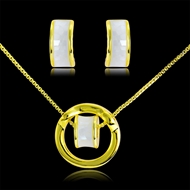 Picture of Great Value White Zinc Alloy Necklace and Earring Set with Full Guarantee