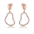 Picture of Good Quality Cubic Zirconia White Dangle Earrings