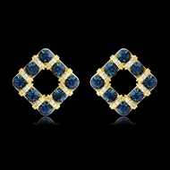 Picture of Unique Cubic Zirconia Copper or Brass Stud Earrings