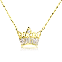 Show details for Low Cost Gold Plated Copper or Brass Pendant Necklace with Low Cost