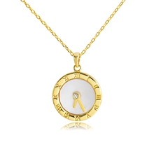 Show details for Delicate White Pendant Necklace with Fast Shipping