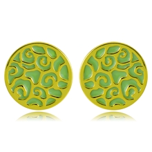 Show details for Zinc Alloy Gold Plated Stud Earrings with Unbeatable Quality