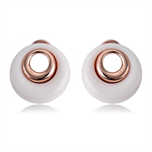 Show details for Zinc Alloy Rose Gold Plated Stud Earrings For Your Occasions