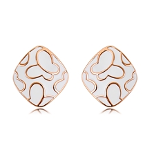 Show details for Bling Casual Zinc Alloy Stud Earrings
