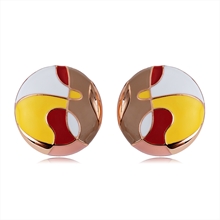 Show details for Great Value Red Zinc Alloy Stud Earrings with Member Discount