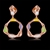 Picture of Hypoallergenic Gold Plated Colorful Dangle Earrings with Easy Return