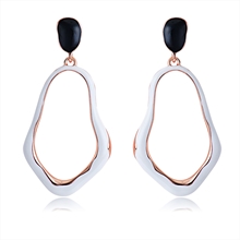 Show details for Fast Selling White Rose Gold Plated Dangle Earrings from Editor Picks