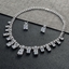 Show details for Buy Platinum Plated Luxury Necklace and Earring Set with Wow Elements
