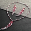Show details for Fancy Big Luxury Necklace and Earring Set