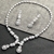 Picture of Casual Platinum Plated Necklace and Earring Set with Speedy Delivery