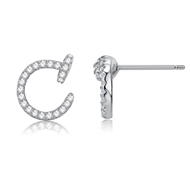 Picture of Bulk Platinum Plated Casual Stud Earrings Exclusive Online