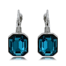 Show details for Stylish Casual Blue Small Hoop Earrings