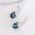 Picture of Eye-Catching Blue Artificial Crystal Stud Earrings with Member Discount