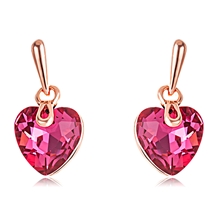 Show details for Eye-Catching Pink Casual Dangle Earrings with Member Discount