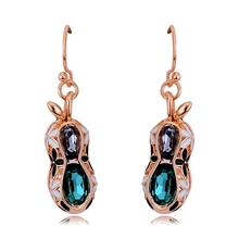 Show details for Classic Rose Gold Plated Dangle Earrings with Fast Shipping