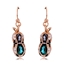 Show details for Classic Rose Gold Plated Dangle Earrings with Fast Shipping