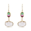 Show details for Zinc Alloy Gold Plated Dangle Earrings with Unbeatable Quality