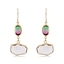 Show details for Zinc Alloy Gold Plated Dangle Earrings with Unbeatable Quality