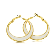 Picture of Affordable Gold Plated Casual Big Hoop Earrings From Reliable Factory