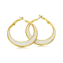 Show details for Affordable Gold Plated Casual Big Hoop Earrings From Reliable Factory