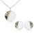 Picture of Sparkling Casual Gold Plated Necklace and Earring Set
