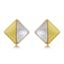 Show details for Classic Shell Stud Earrings with Wow Elements