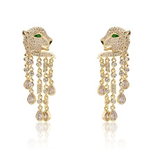 Show details for Hot Selling White Copper or Brass Dangle Earrings from Top Designer