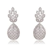 Show details for Featured White Casual Dangle Earrings with Full Guarantee