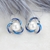 Picture of Brand New White Artificial Pearl Stud Earrings with Full Guarantee