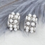 Show details for Funky Casual White Stud Earrings