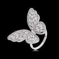 Picture of Casual Cubic Zirconia Adjustable Ring with Fast Delivery
