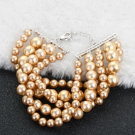 Show details for Featured Orange Cubic Zirconia Fashion Bracelet with Full Guarantee