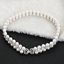 Show details for Distinctive White Classic Pendant Necklace of Original Design