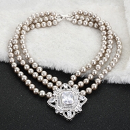 Show details for Need-Now Platinum Plated Cubic Zirconia Pendant Necklace from Editor Picks