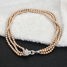 Show details for Fashion Cubic Zirconia Platinum Plated Pendant Necklace