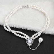 Show details for Featured White Cubic Zirconia Pendant Necklace with Full Guarantee