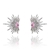 Picture of Big Cubic Zirconia Big Stud Earrings with No-Risk Refund