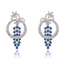 Show details for Latest Big Cubic Zirconia Dangle Earrings