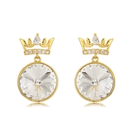 Picture of Reasonably Priced Gold Plated Cubic Zirconia Dangle Earrings from Reliable Manufacturer