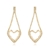 Picture of Delicate Cubic Zirconia White Dangle Earrings