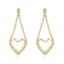 Show details for Delicate Cubic Zirconia White Dangle Earrings